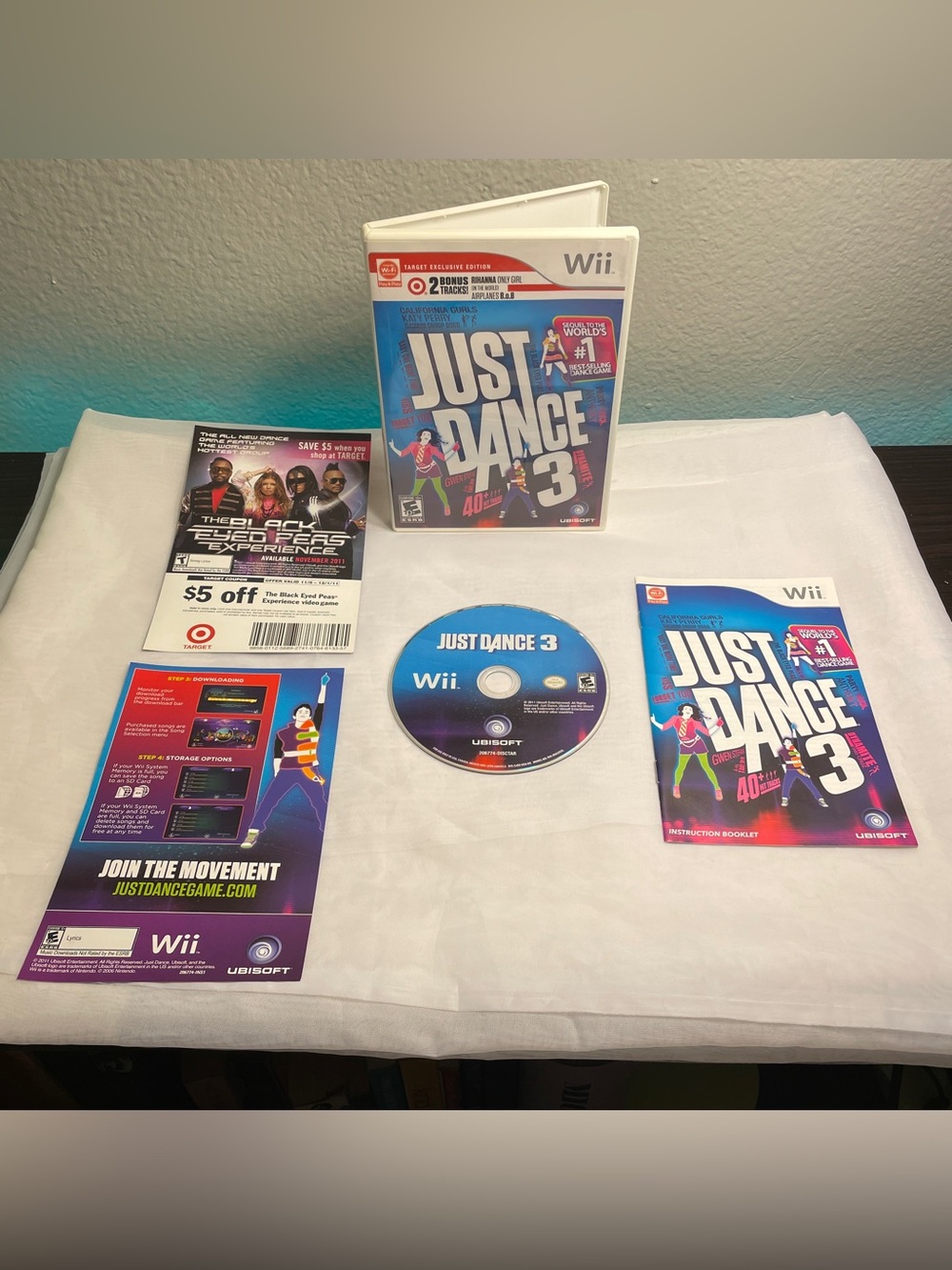 Just Dance 3 (Nintendo Wii, 2011) Authentic, Complete and Tested & Works